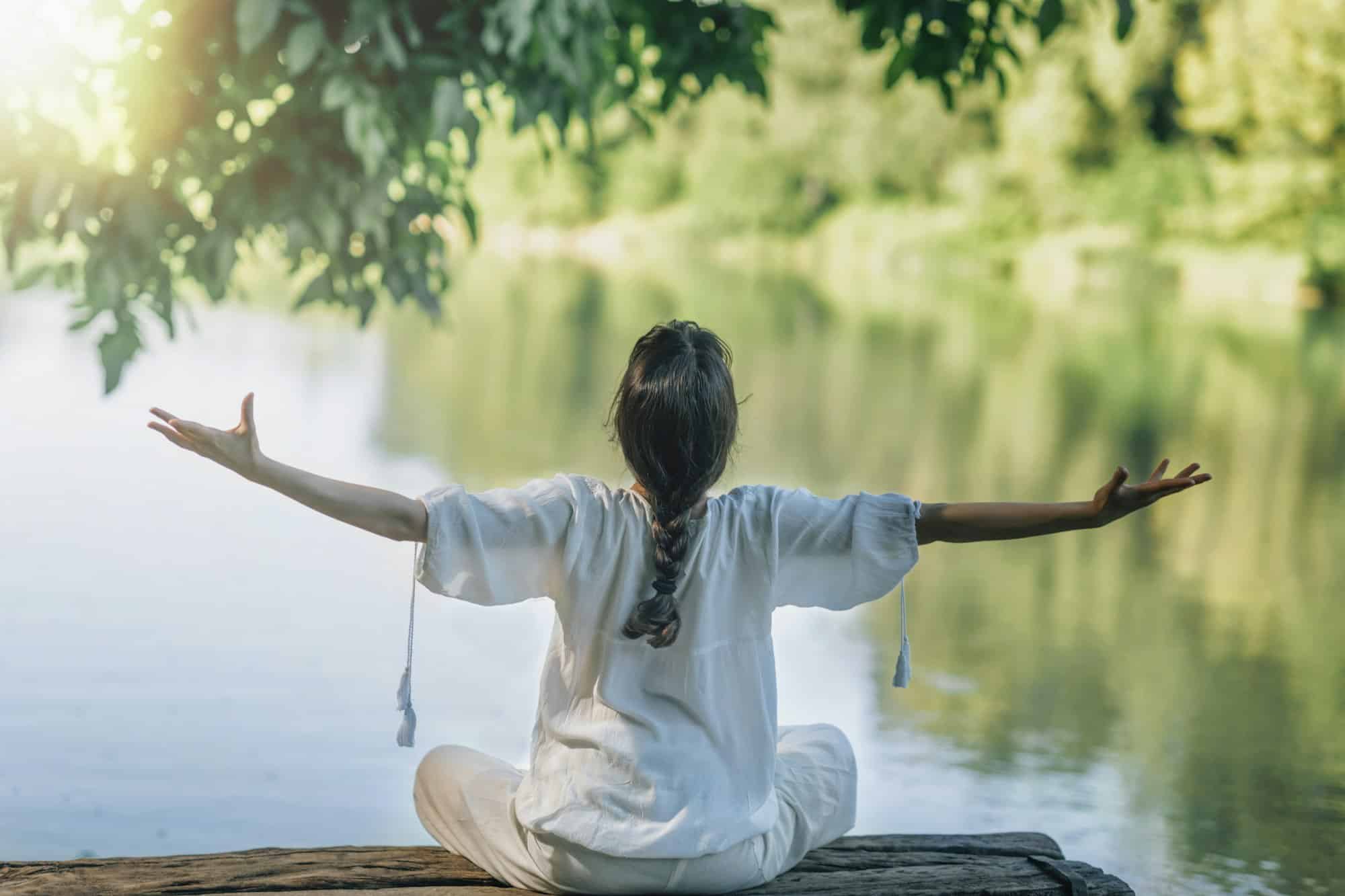 Self-Discovery Meditation in Nature by The Lake